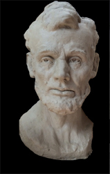 Linda West Sculptures, Linclon Clay Portrait