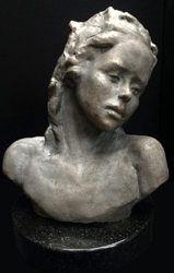 Linda West Sculpture Raku, Reflections